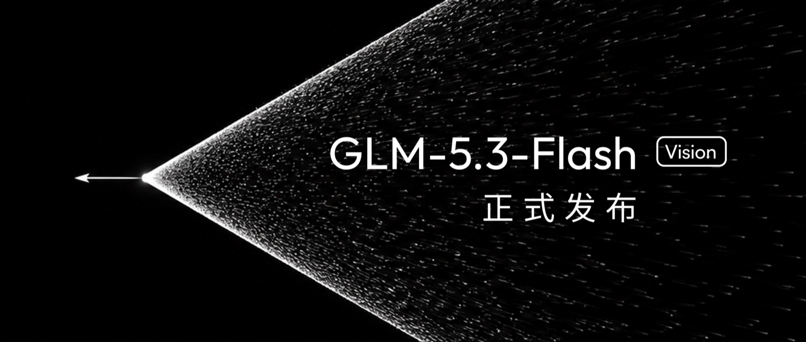 Z.AI official launch poster for GLM-5.3-Flash